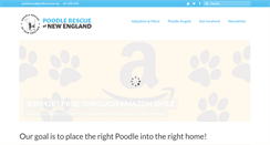 Desktop Screenshot of poodlerescuene.org